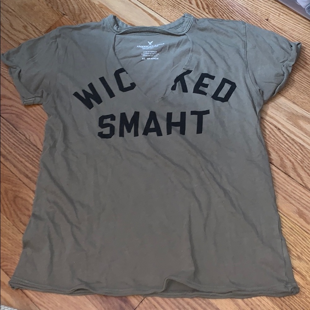 “Wicked Smaht” Tee Shirt from American Eagle